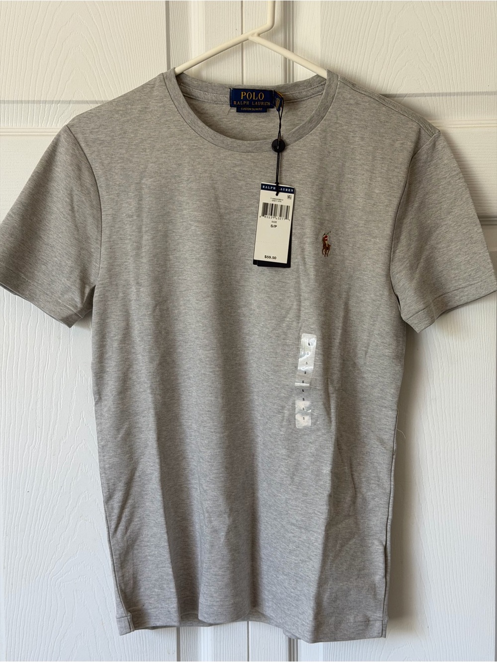Polo by Ralph Lauren Light Gray Short-Sleeve Crewneck Tee